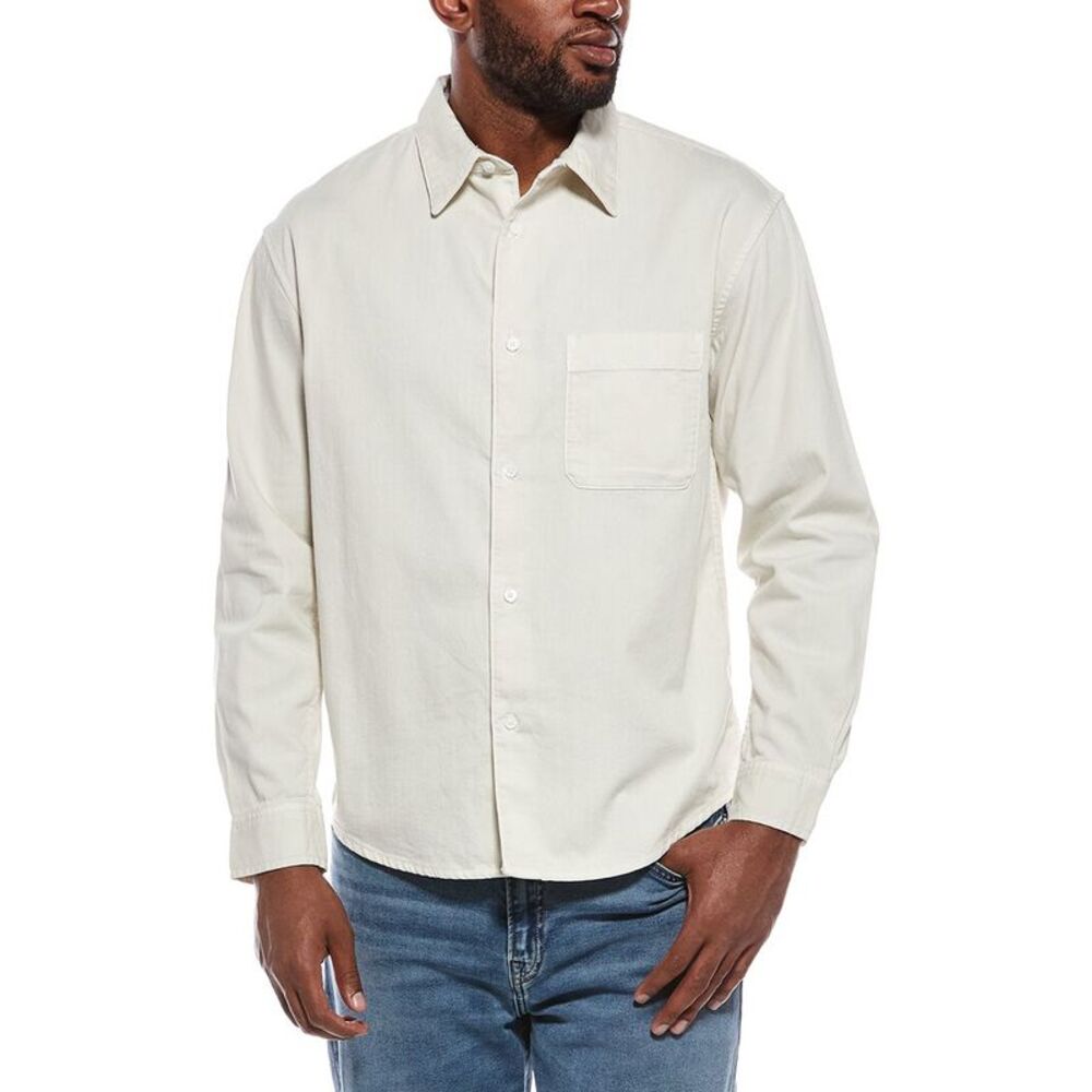 Frame Denim Mens  Modern Shirt, White